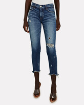 Thumbnail for your product : Moussy Vintage Glendele Distressed Mid-Rise Skinny Jeans