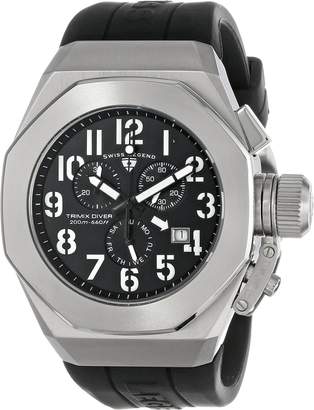 Swiss Legend Men's 10542-01-WA Trimix Diver Chronograph Dial Silicone Watch