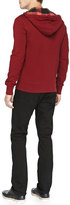 Thumbnail for your product : Burberry Full-Zip Hoodie, Maroon