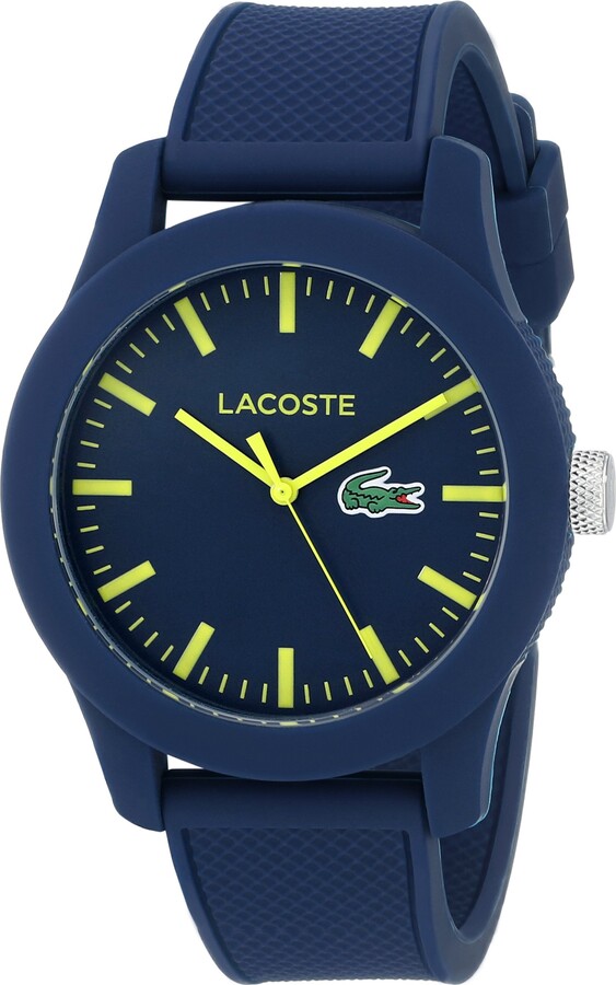 Lacoste Men's 2010792 Lacoste.12.12 Blue Resin Watch - ShopStyle