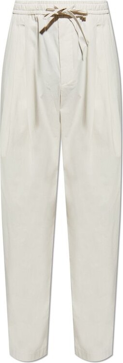 Dolce & Gabbana Loose Fit Pleated Trousers
