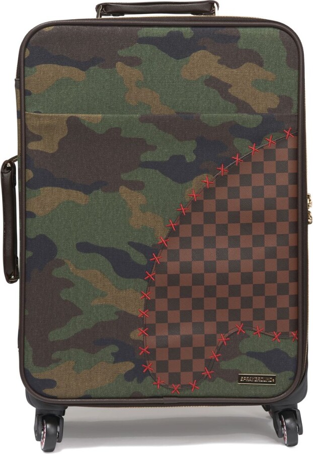 sprayground kid Shark Shape Check luggage bag ShopStyle