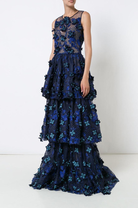 Marchesa Notte by Sleeveless Evening Gown