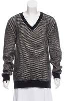 Thumbnail for your product : Valentino Alpaca V-Neck Sweater