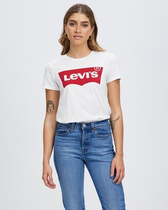 Levi's Women's White Printed T-Shirts - The Perfect Tee - Size XL at The  Iconic - ShopStyle
