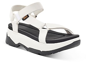 teva sandals white platform