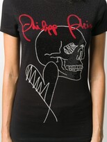 Thumbnail for your product : Philipp Plein Love Plein rhinestone skull T-Shirt