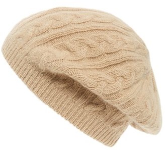 Sole Society Women's Cable Knit Beret - Brown