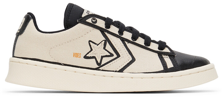 Converse Black Joshua Vides Edition Pro Leather Low Top Sneakers - ShopStyle