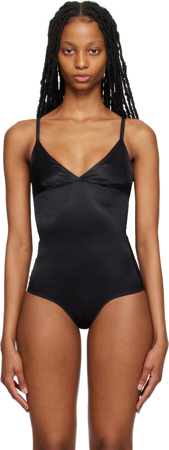 SKIMS Black Barely There Bodysuit - ShopStyle Tops