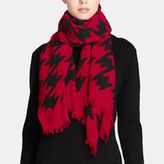 Thumbnail for your product : Coach Large Houndstooth Cashmere Shawl
