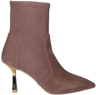 Stuart Weitzman Pointed-Toe Ankle Booties