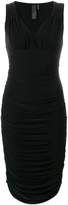 Thumbnail for your product : Norma Kamali ruched V-neck dress