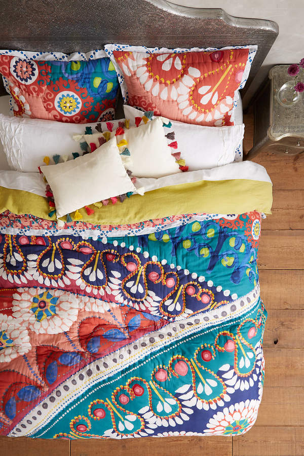 Anthropologie Artisan Quilts By Tahla Quilt ShopStyle Comforters & Duvets