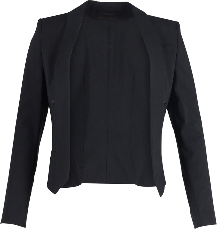 HUGO BOSS Slim Fit Blazer in Black Wool