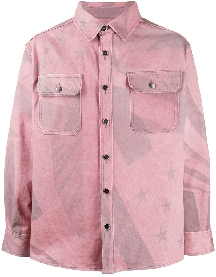 light pink denim jacket mens