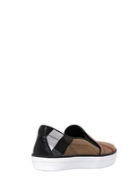 Thumbnail for your product : Burberry Gauden Macro Check Slip On Sneakers