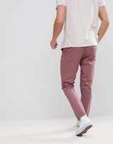 Thumbnail for your product : ASOS Design Slim Chinos In Purple Taupe