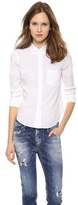 Thumbnail for your product : Band Of Outsiders Cropped Sleeve Shirt