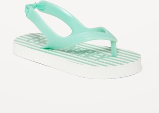 Old Navy Printed Flip-Flops for Toddler Girls (Partially Plant-Based)