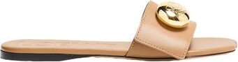 Pebble slide in soft calfskin