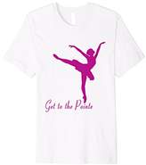 Thumbnail for your product : Get to the Point Pink Text Ballerina Ballet Dancers T Shirt