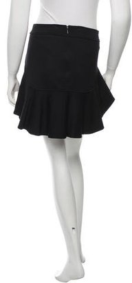 Balenciaga Ruffle-Trimmed Mini Skirt