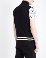 Thumbnail for your product : Alexander McQueen Logo-embroidered cotton-jersey gilet