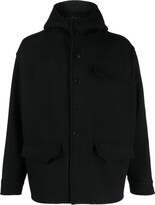 Thumbnail for your product : Costumein Hooded Virgin-Wool Coat