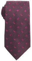 Thumbnail for your product : Etro burgundy and fuschia printed wool blend tie