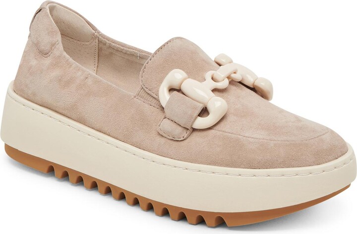Andres Womens Padded Insole Suede Loafers
