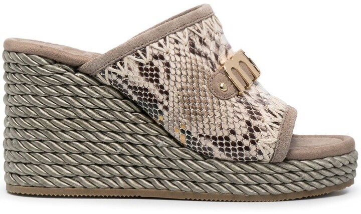 Snakeskin Wedges | Shop the world's largest collection of fashion 