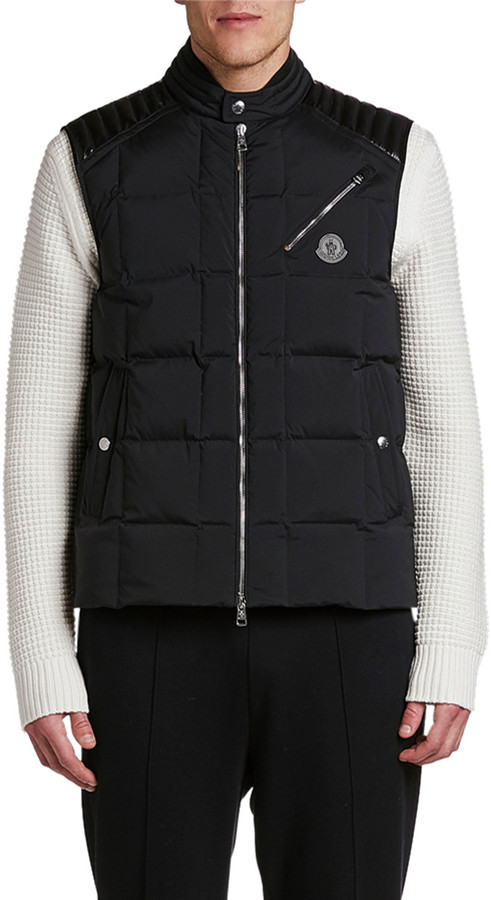 Moncler Men's Holsteiner Zip-Front Quilted Vest - ShopStyle Outerwear
