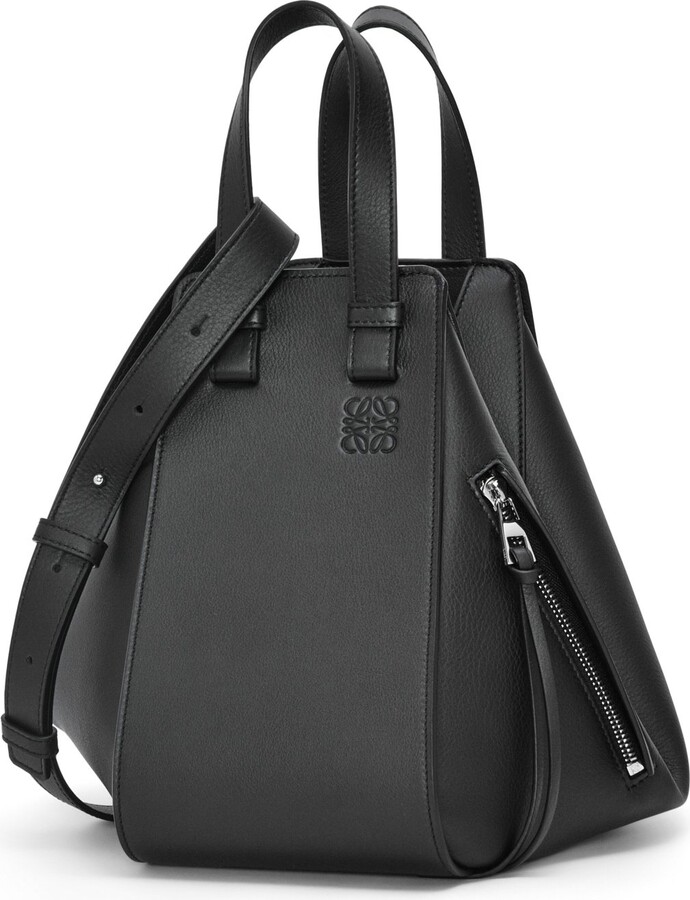 Loewe Tan Small Anagram Hammock Bag – BlackSkinny
