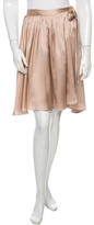 Thumbnail for your product : Chloé Pleated Silk Skirt