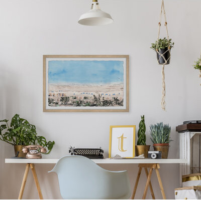 Tropical Beach Wave by Marmont Hill - Print