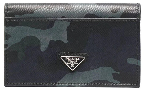 prada camo wallet