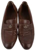 Thumbnail for your product : Alexander McQueen Leather Penny Loafers