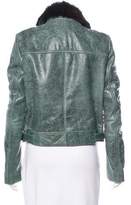 Thumbnail for your product : Balenciaga Distressed Leather Jacket