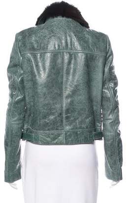 Balenciaga Distressed Leather Jacket