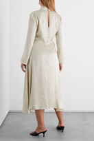 Thumbnail for your product : Iris & Ink Augustine Satin Midi Dress
