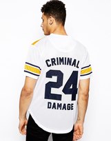 Thumbnail for your product : Criminal Damage Mesh T-Shirt with L.A Haters Print