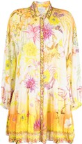 Thumbnail for your product : Camilla Graphic-Print Silk Mini Dress