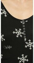 Thumbnail for your product : Wildfox Couture Ski Bunny Snowflake PJ Set