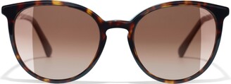 Chanel Polarised Pantos Sunglasses CH5394H Tortoise - ShopStyle