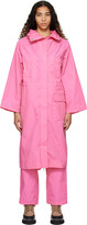Thumbnail for your product : Ganni Pink Parka Coat