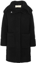 Thumbnail for your product : Burberry Waffle-knit wool and cashmere-blend cardi-coat