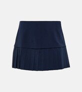 Pleated miniskirt 