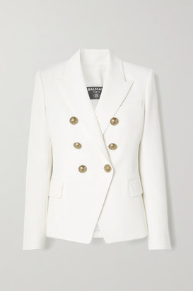 cream balmain blazer