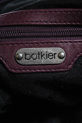 Botkier Red Leather Twist Lock Front Medium Bianca Satchel Handbag